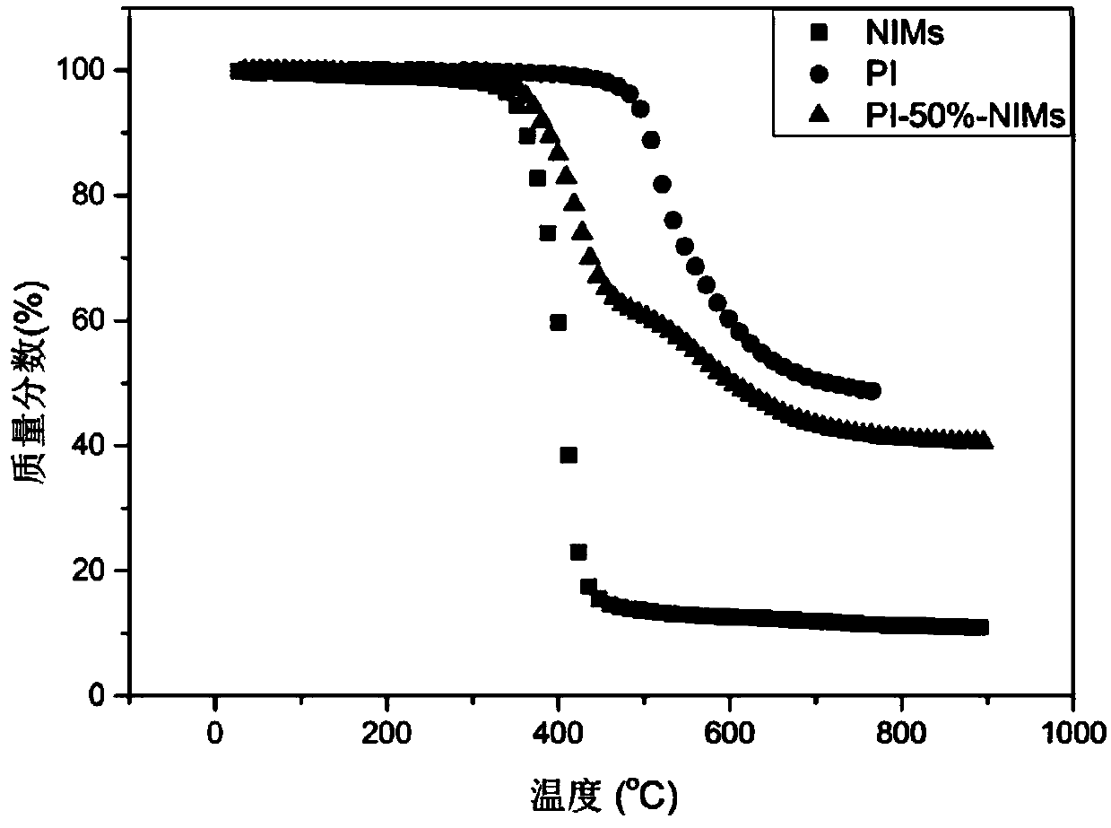 Polymer electrolyte based on fluorine-containing polyimide and its preparation method and application