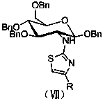 Amino sugar thiazole derivative as well as synthetic method and application thereof