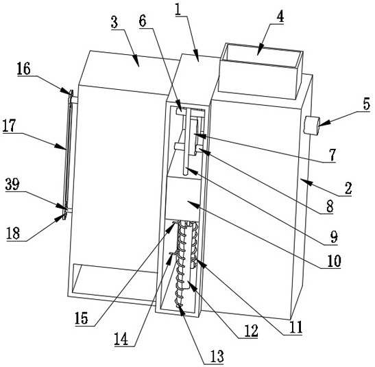 An efficient feed processing device for animal husbandry