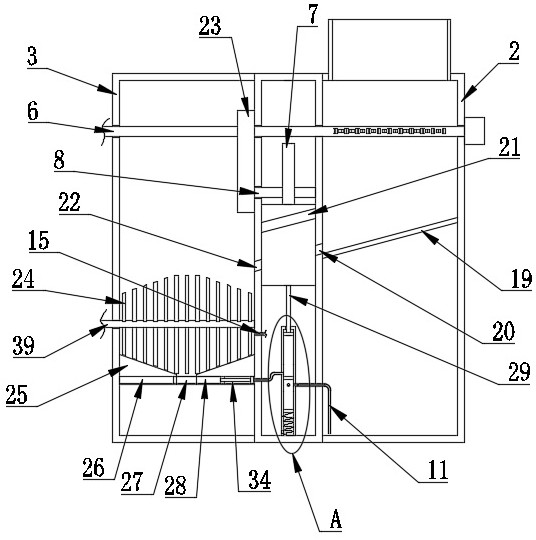 An efficient feed processing device for animal husbandry