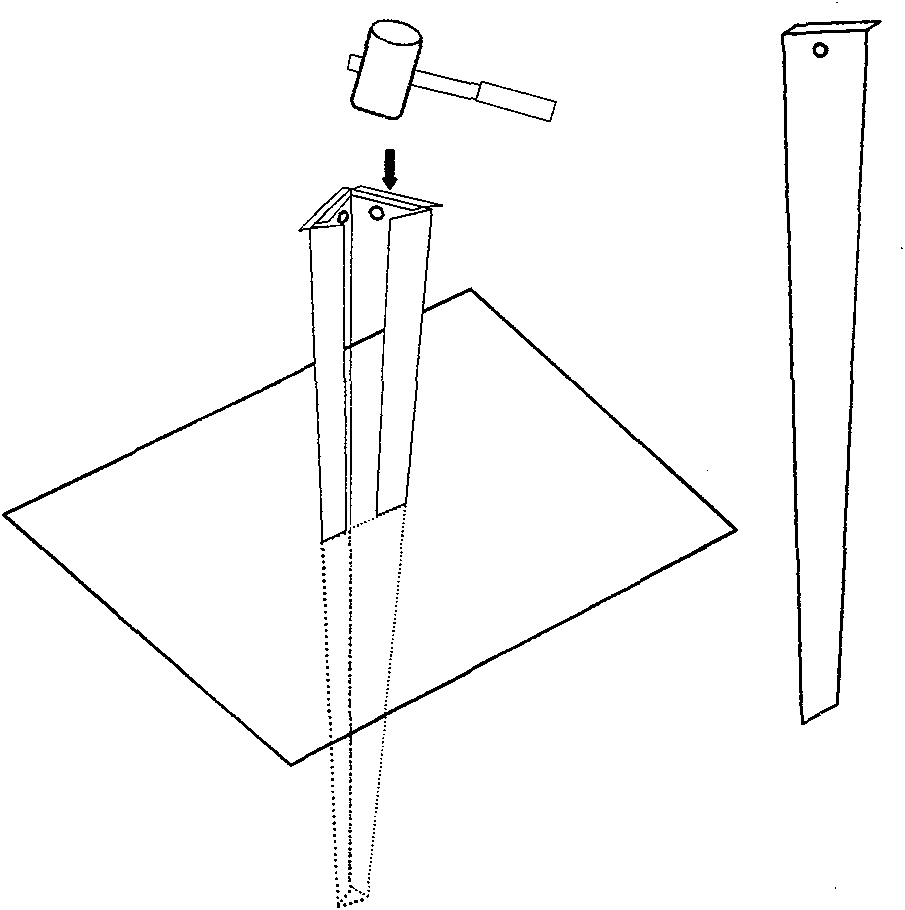 Deep layer section soil sampler and sampling method thereof