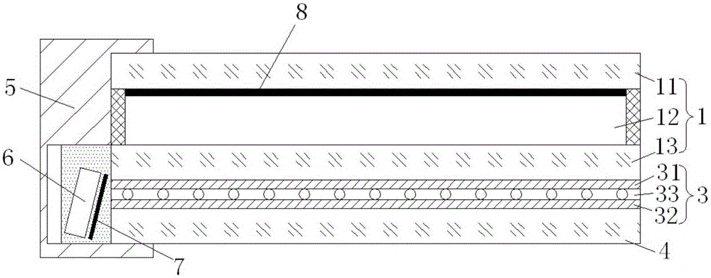 Vehicle skylight assembly with adjustable glowing effect