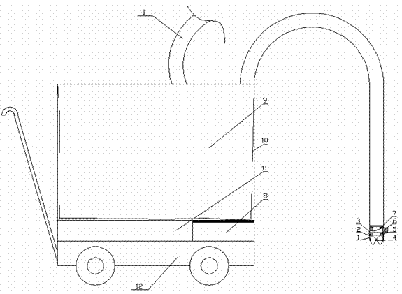 Movable tea picking machine