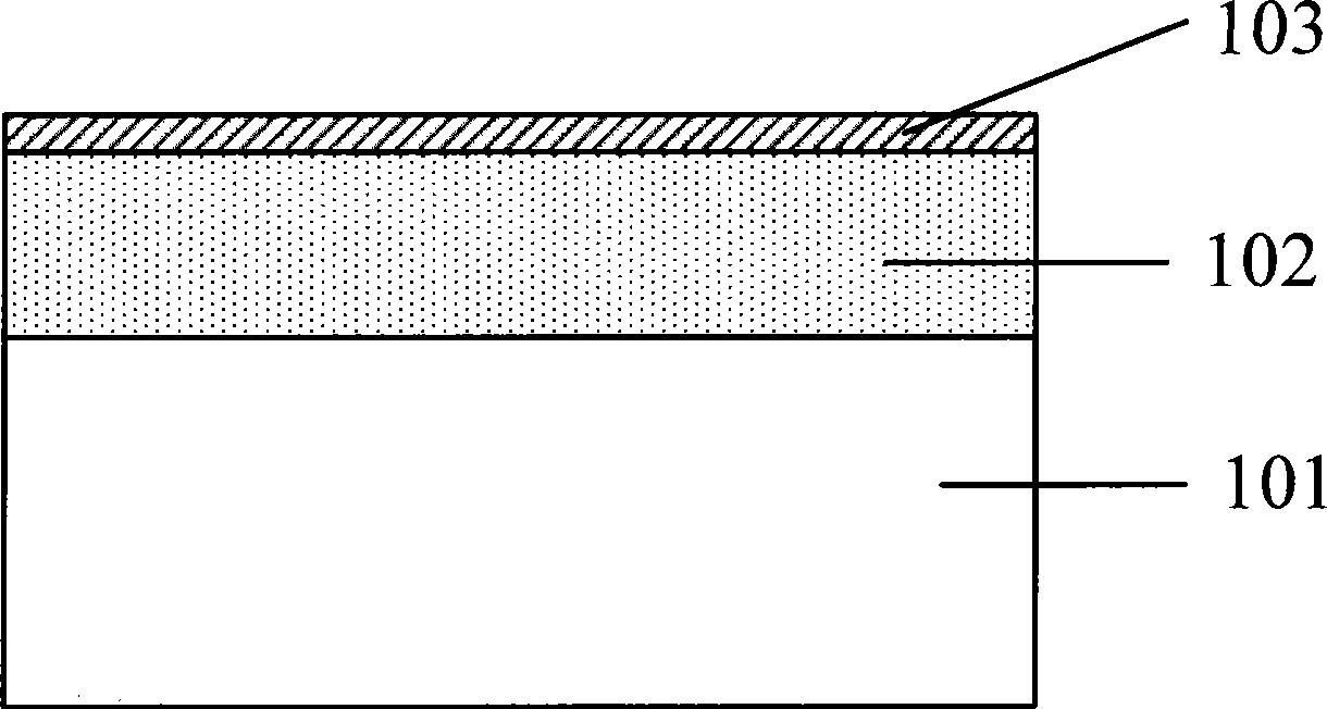 Method for forming and etching hard mask layer