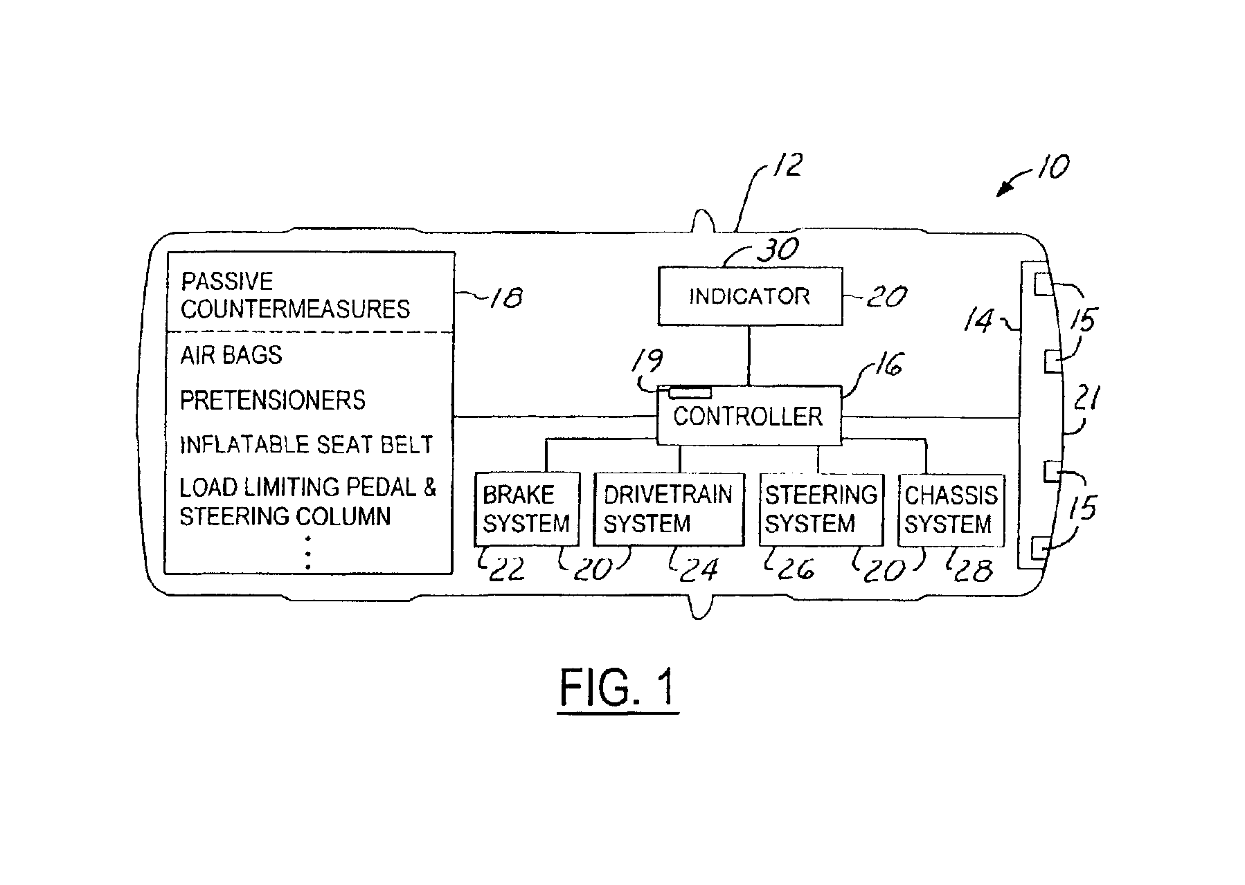 Collision and injury mitigation system using fuzzy cluster tracking