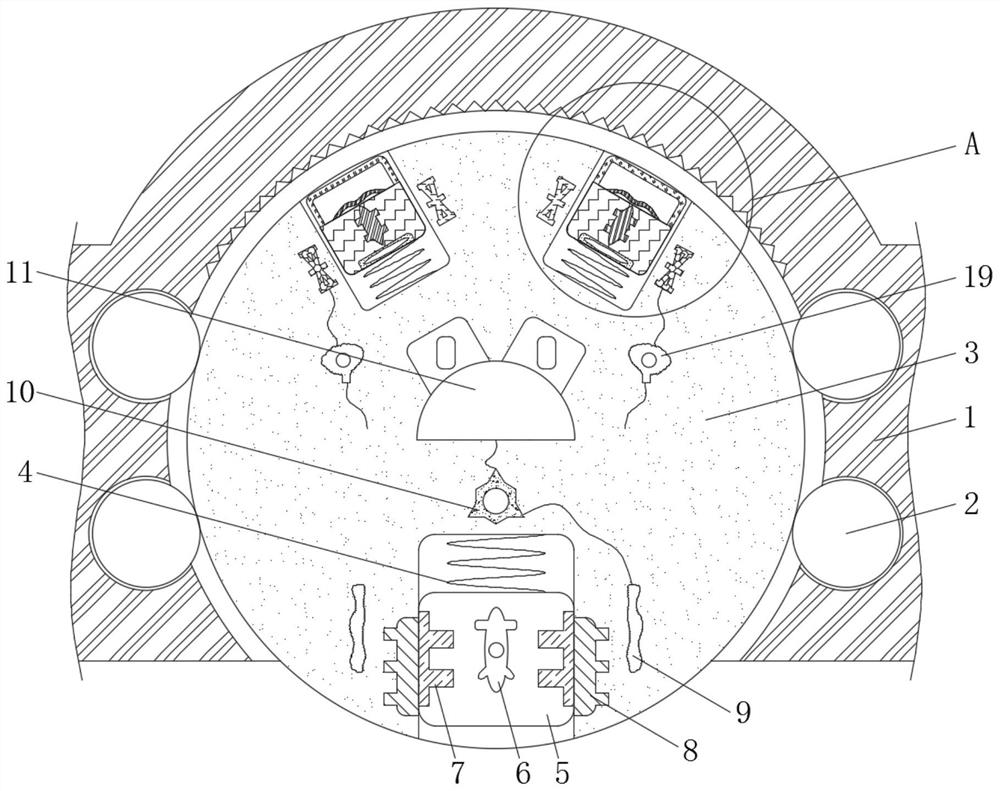 Auxiliary horizontal measuring device for buildings