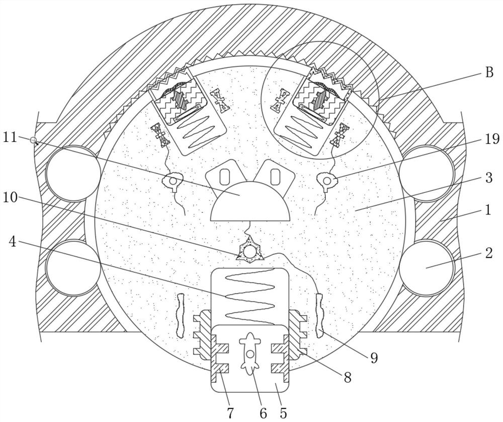 Auxiliary horizontal measuring device for buildings