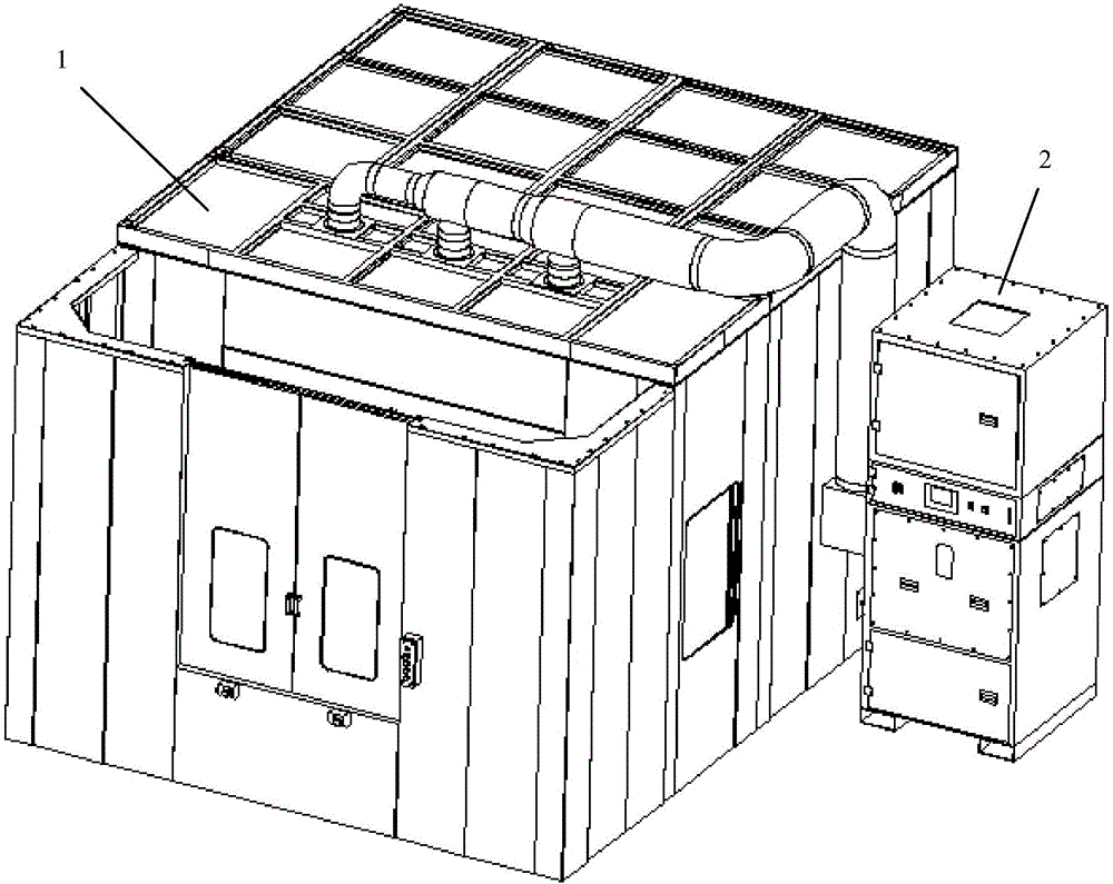 Compact iron casting automatic cleaning system