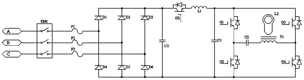 Induction heating power supply and control method thereof