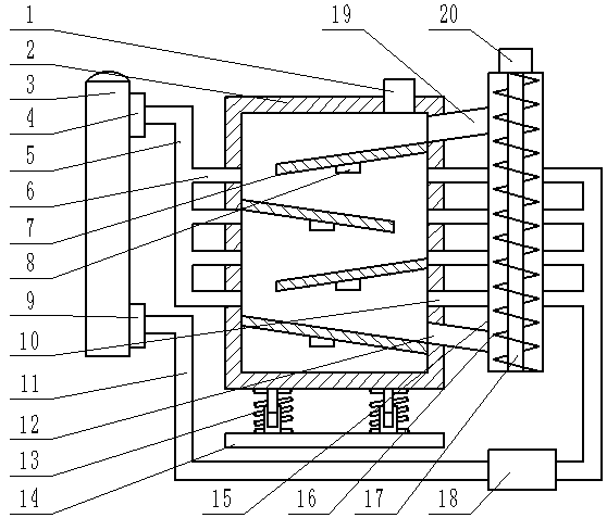 Cereal circular drying equipment