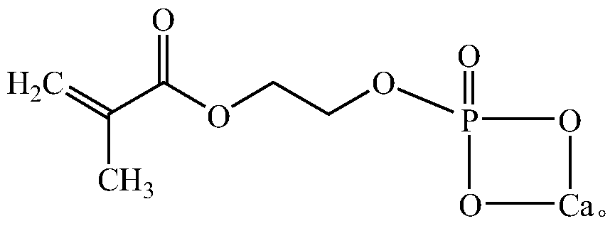 Dental restoration filling material containing special functional monomer and preparation method thereof