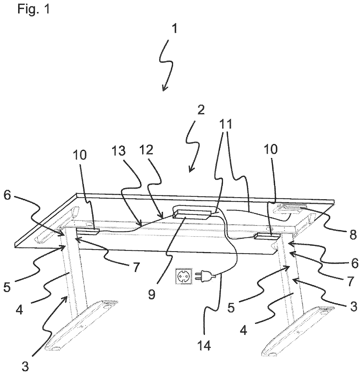 Lifting column and drive system for a lifting system of a furniture