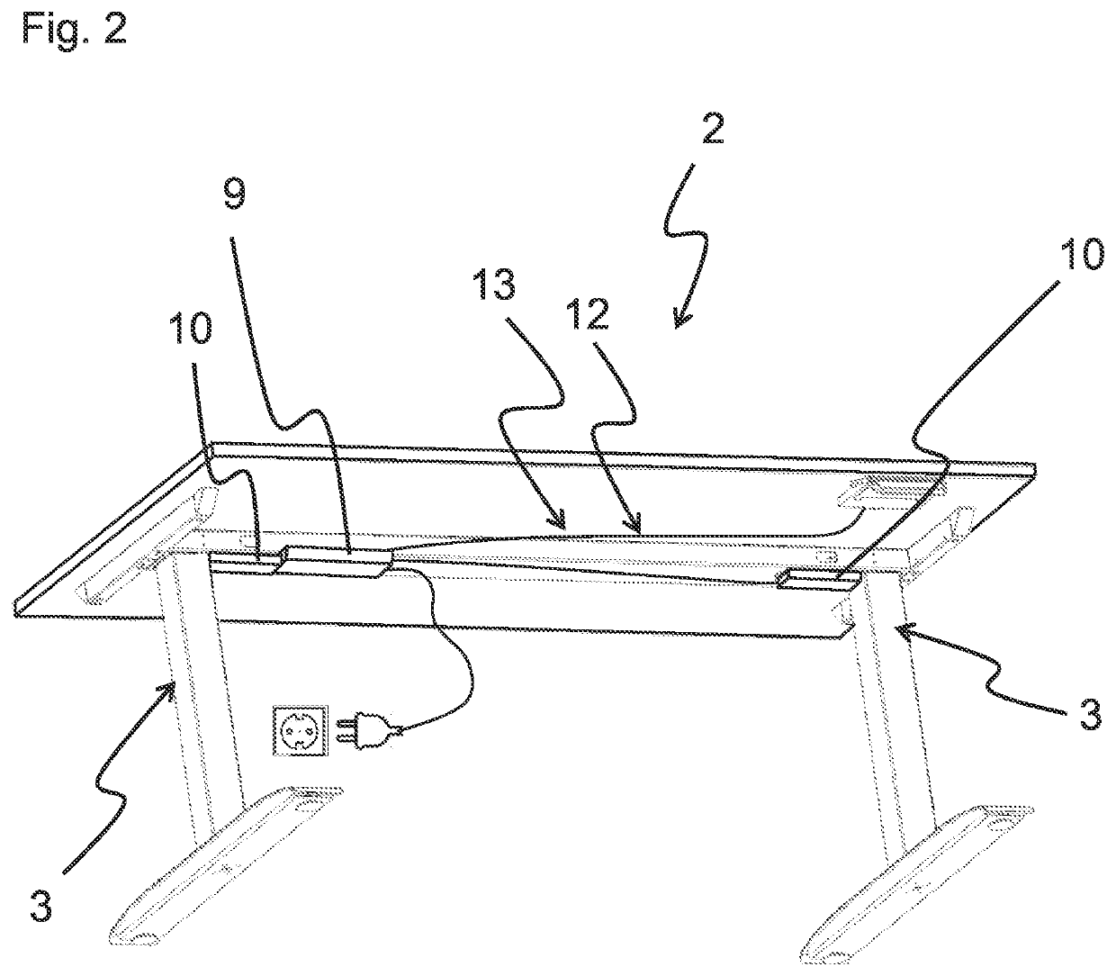 Lifting column and drive system for a lifting system of a furniture