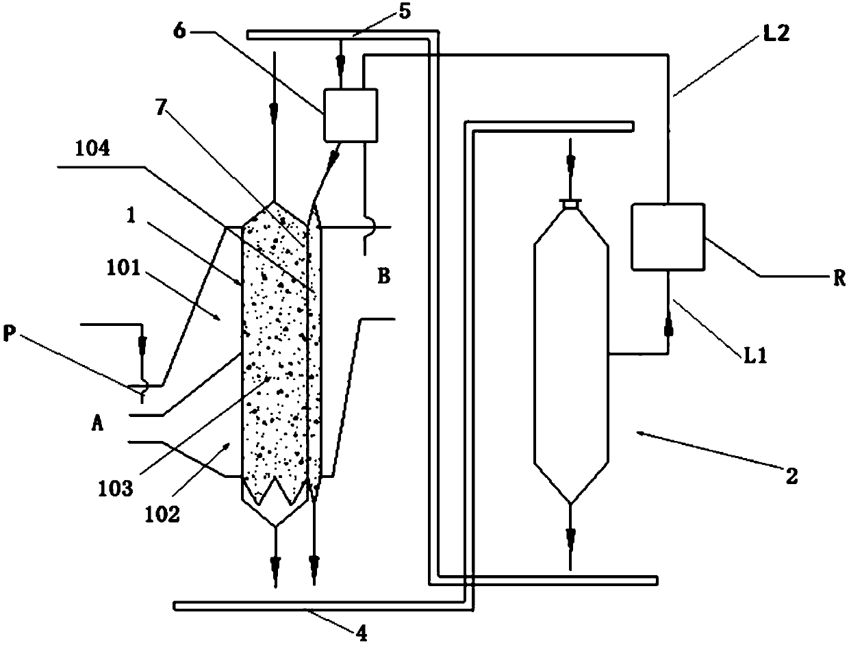 Desulfurization and denitration ammonia-removing system