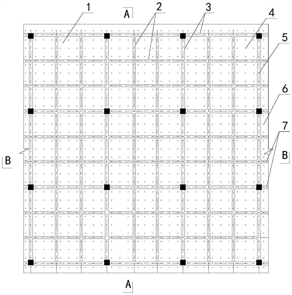 Floor bearing capacity checking calculation and formwork removal construction method under concrete construction load effect