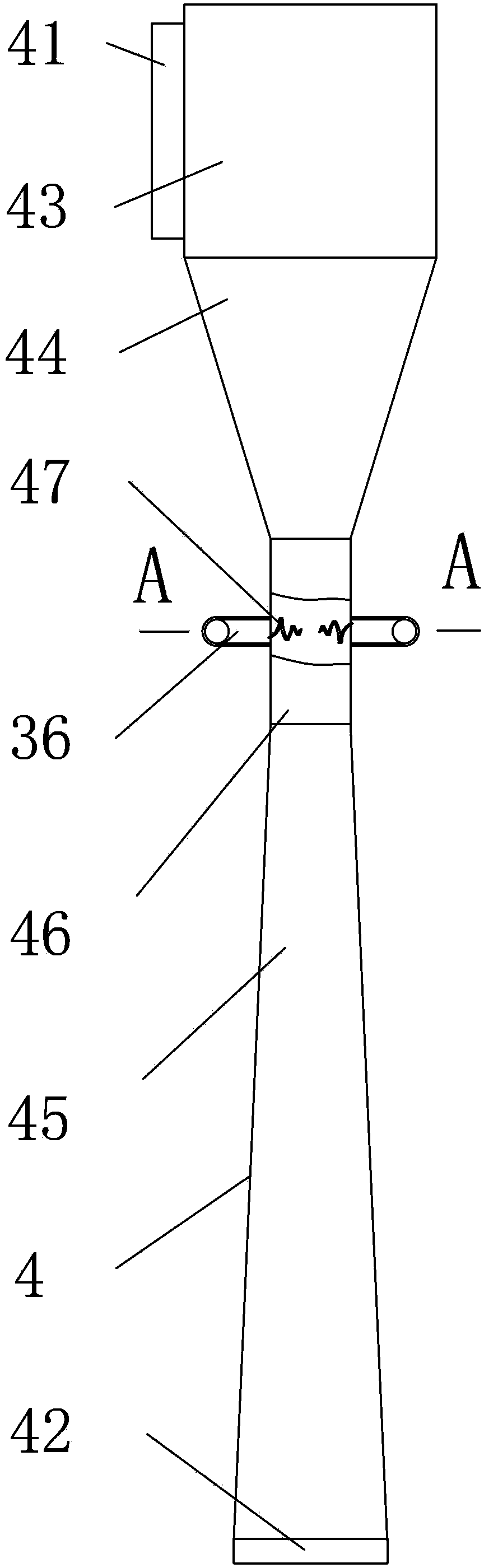 Wet-method vortex vane wheel air purification device