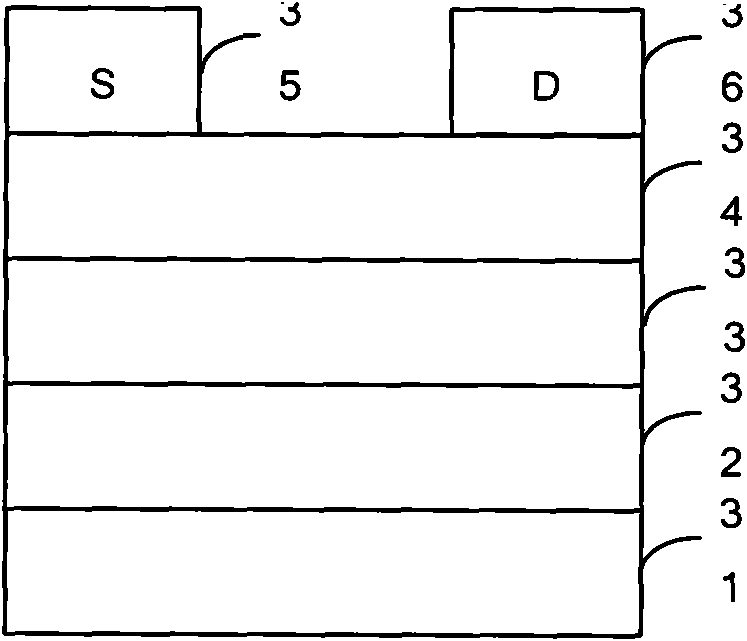 Thiophene organic semiconductor material and preparation method and application thereof