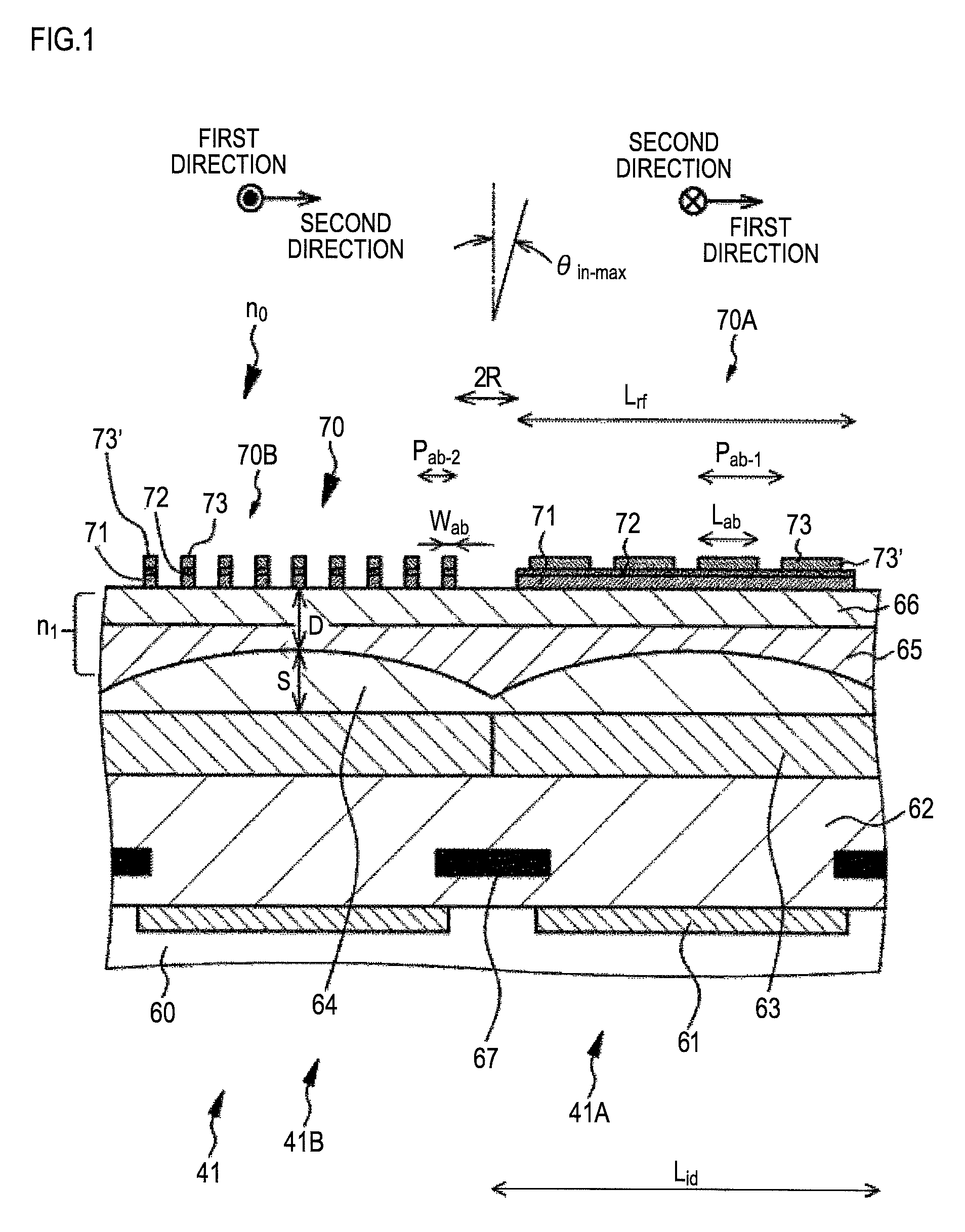 Solid-state imaging element, solid-state imaging device, imaging apparatus, and method of manufacturing polarizing element