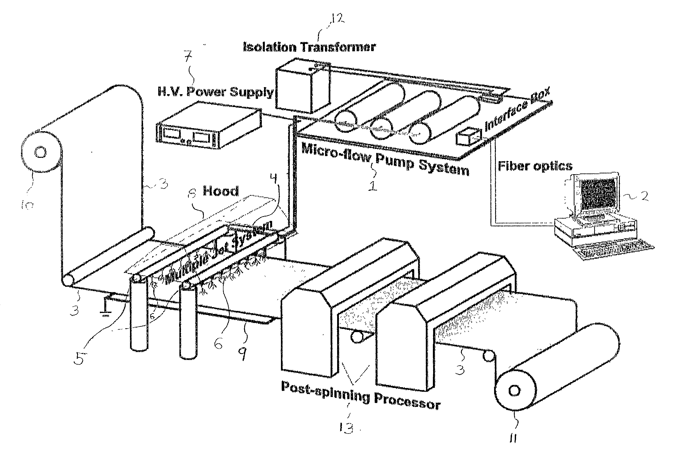 Apparatus and methods for electrospinning polymeric fibers and membranes