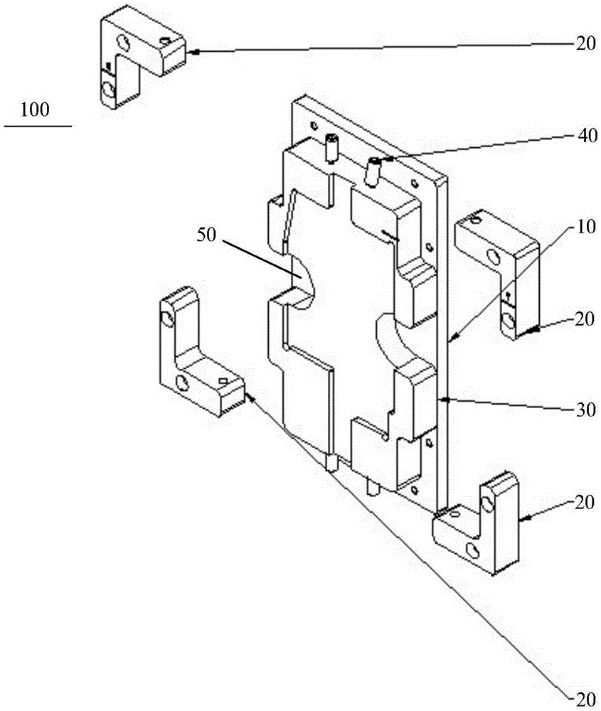 Chain plate line carrier quick change device