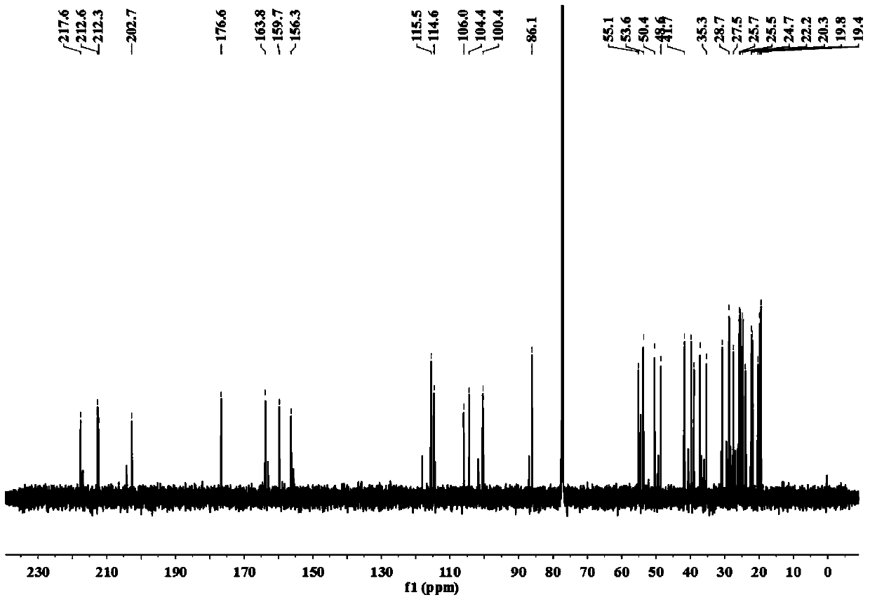 A kind of phloroglucinol derivative and its application in the preparation of antibacterial drugs