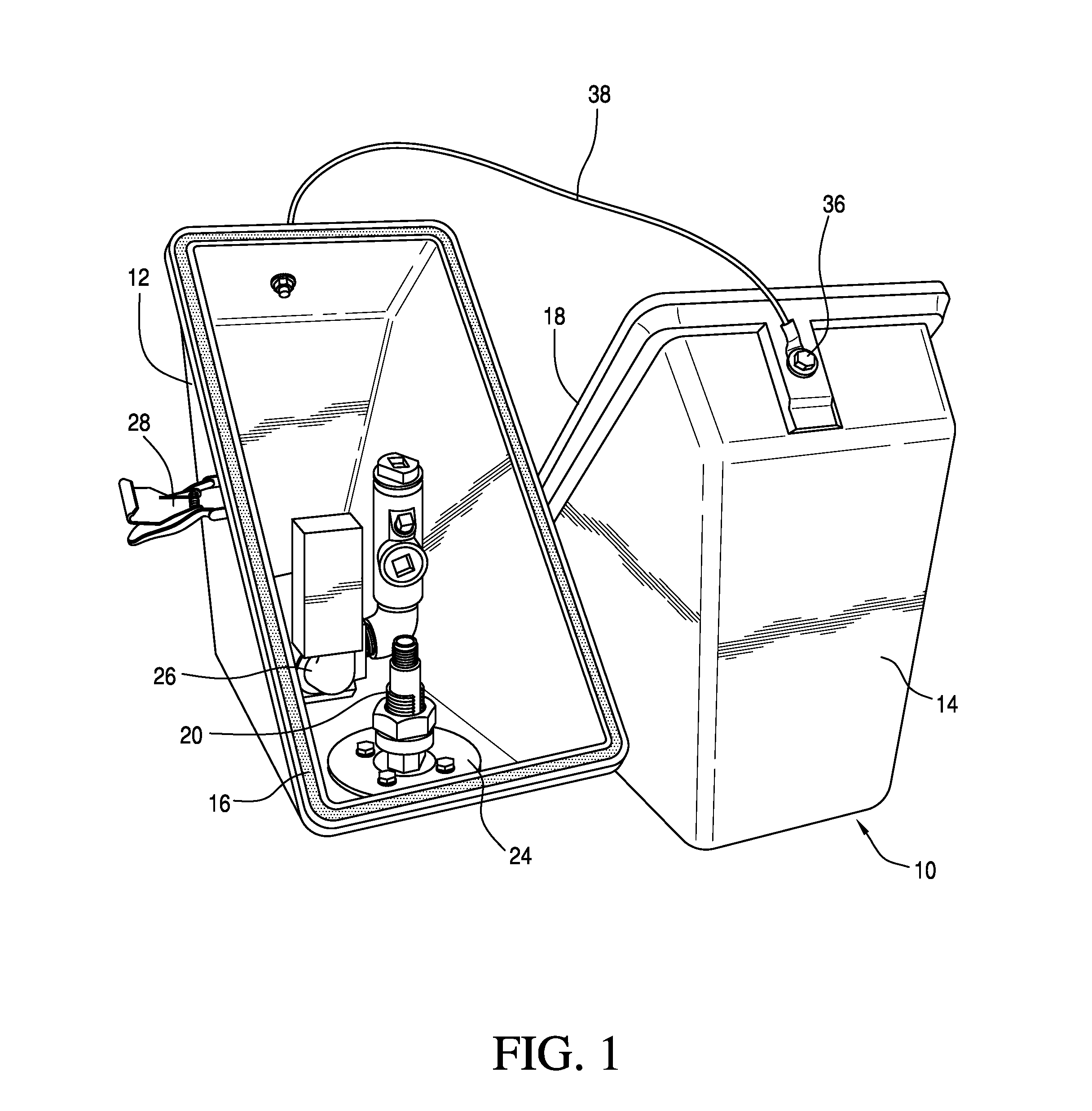 Diagonal clamshell protective enclosure