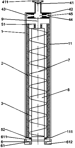 A vortex tube heat preservation sampling drilling tool