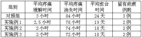 Ointment for treating burn and preparation method of ointment