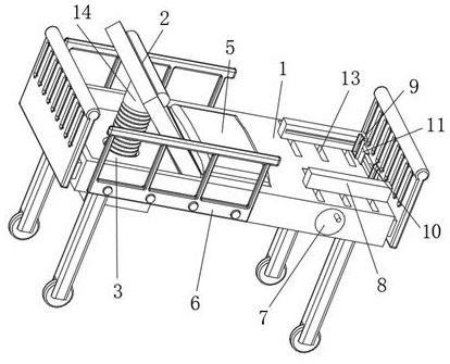 Rehabilitation training device for nursing in obstetrics and gynecology department