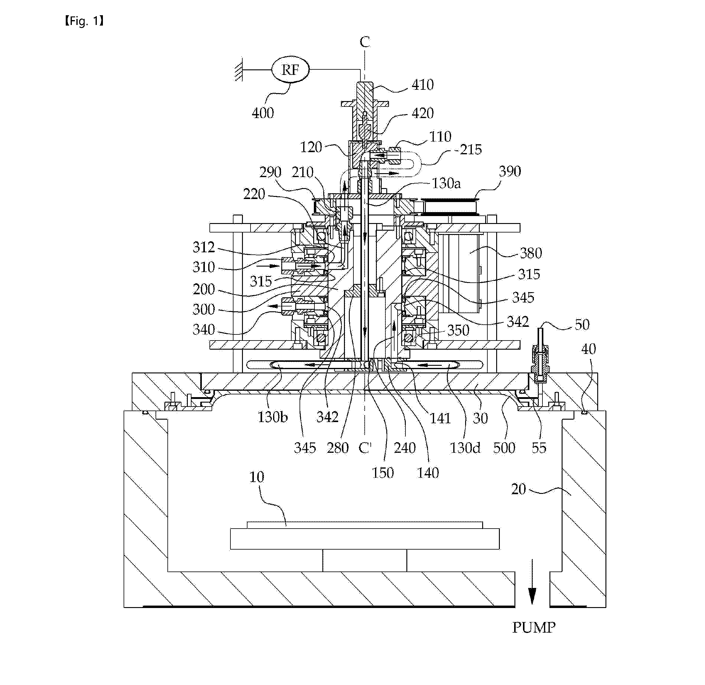 Rotational antenna and semiconductor device including the same