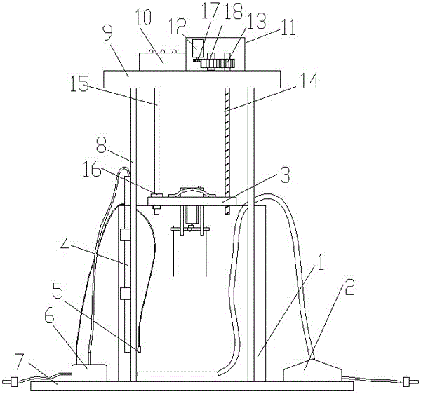 PCB (Printed Circuit Board) lift etching machine and using method thereof