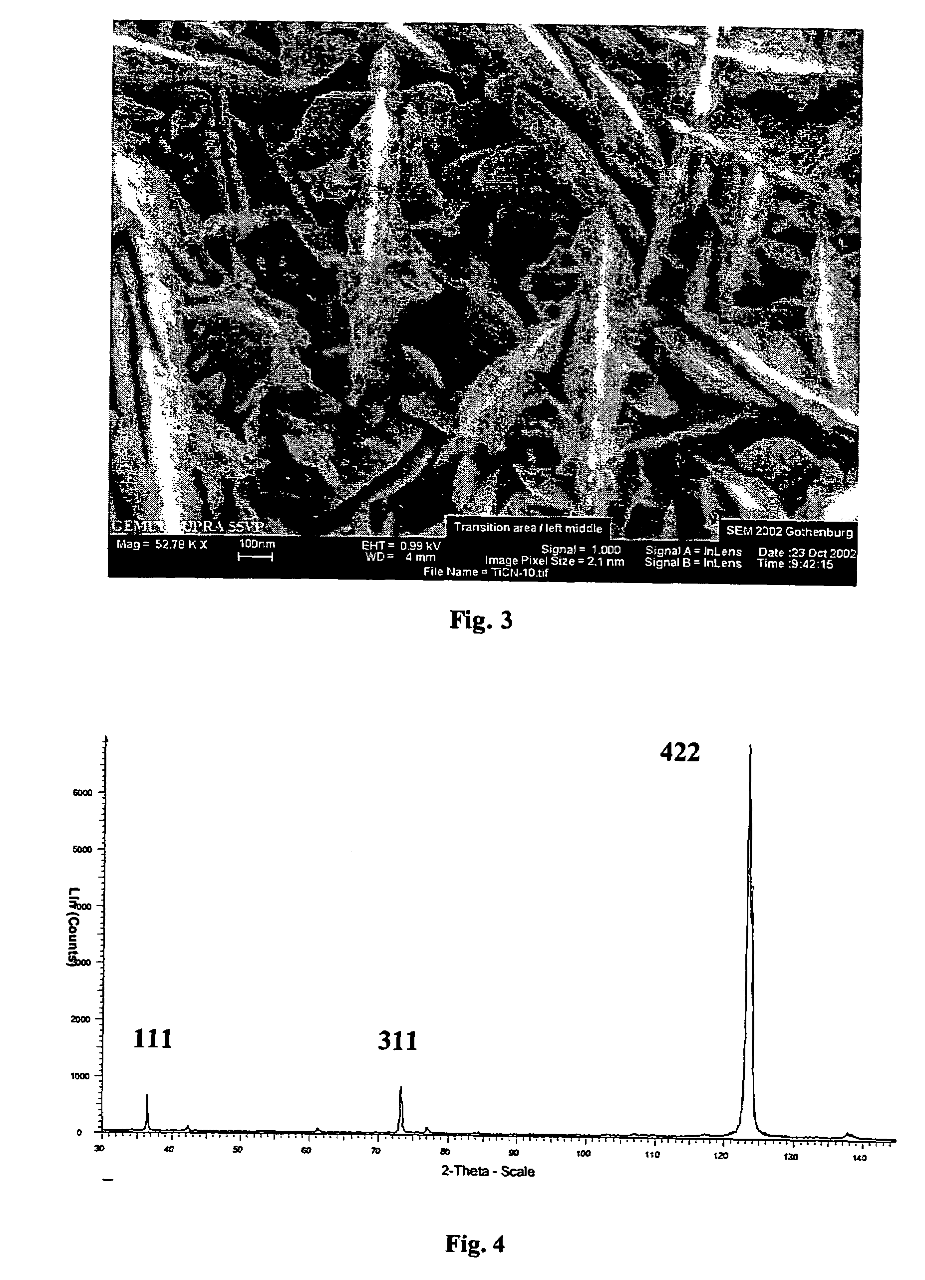 Layer with controlled grain size and morphology for enhanced wear resistance