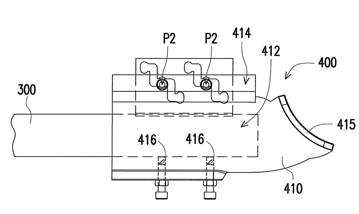 Adjustable fixing structure and illumination apparatus