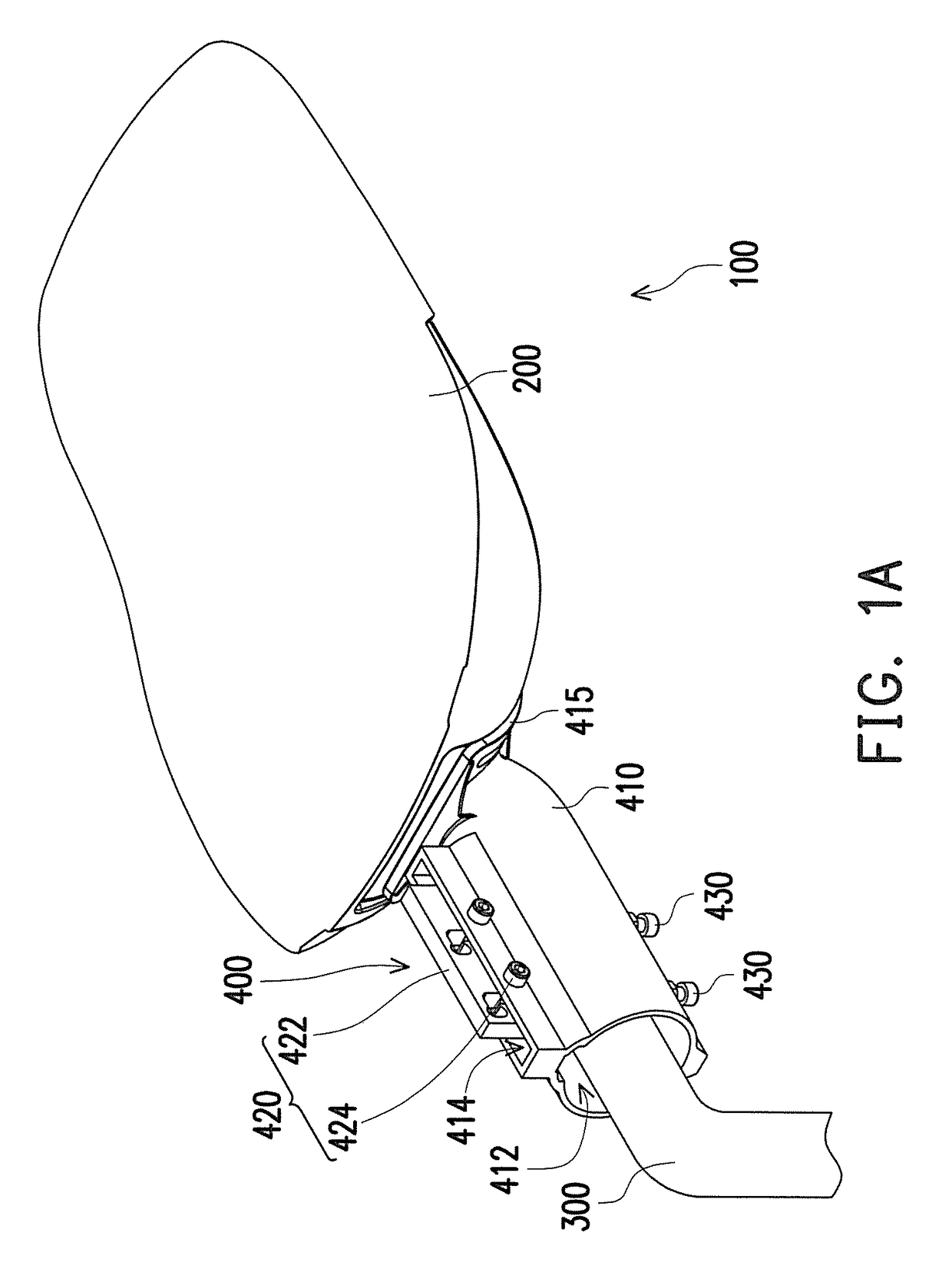 Adjustable fixing structure and illumination apparatus