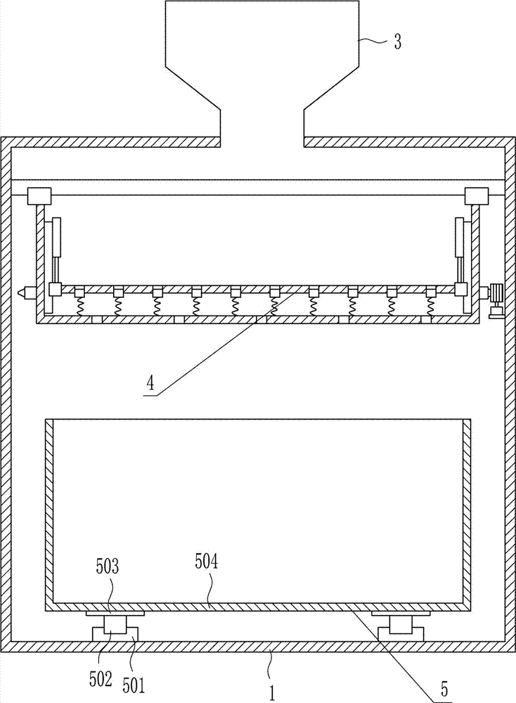 Talcum powder uniform scattering device for tying shoe laces