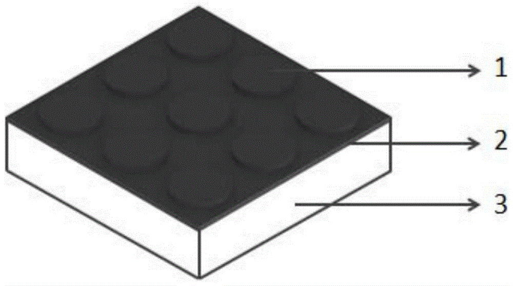 An all-metal anti-reflection system based on two-dimensional grating structure