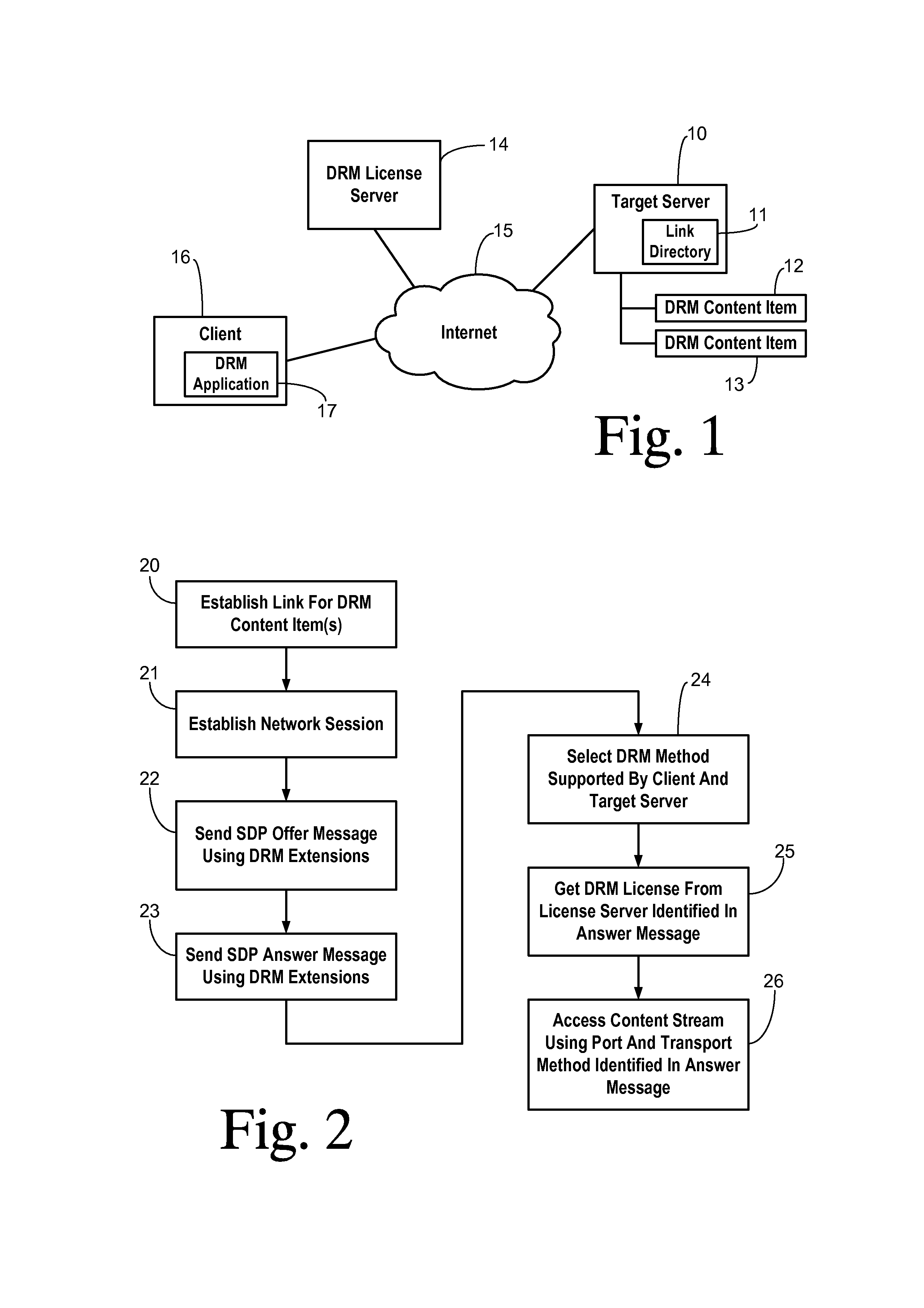 Digital rights management negotiation for streaming media over a network