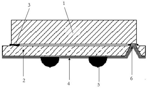 A wafer-level packaging structure and packaging process applied to surface acoustic wave filters