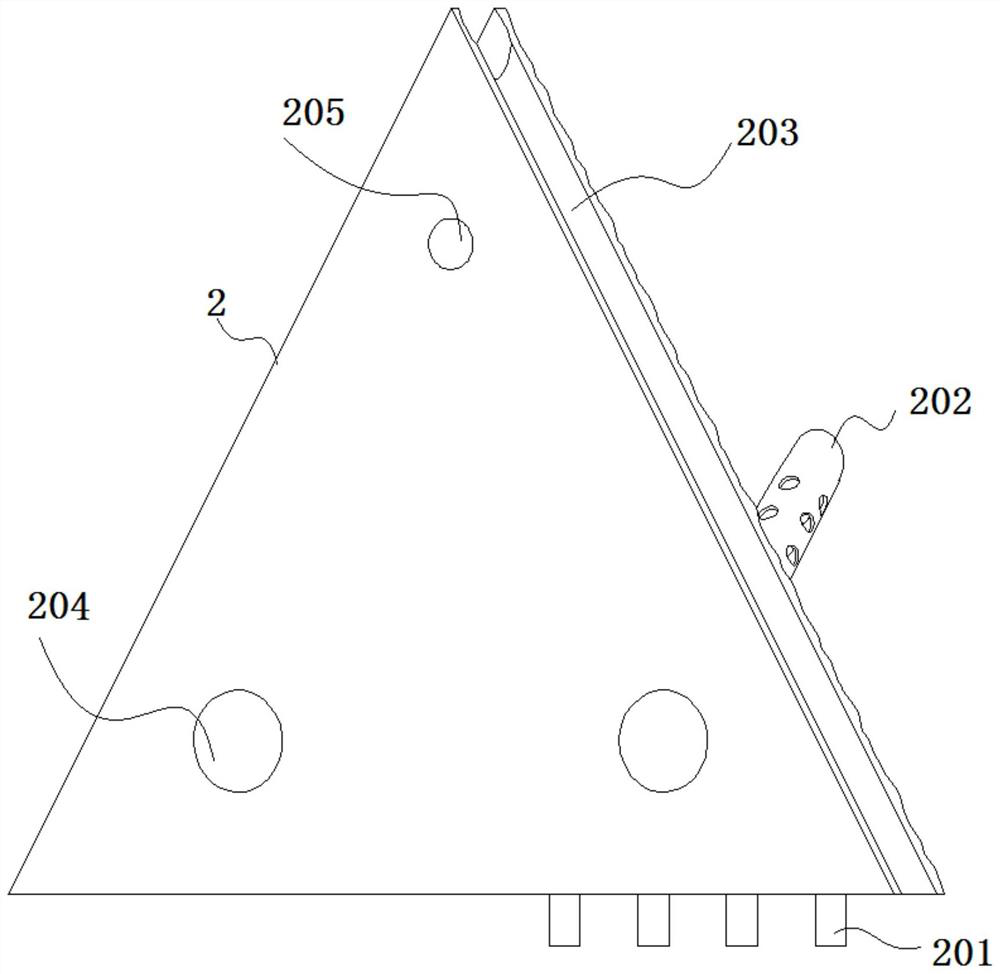 A foundation pit support method based on a support device used in foundation pit engineering