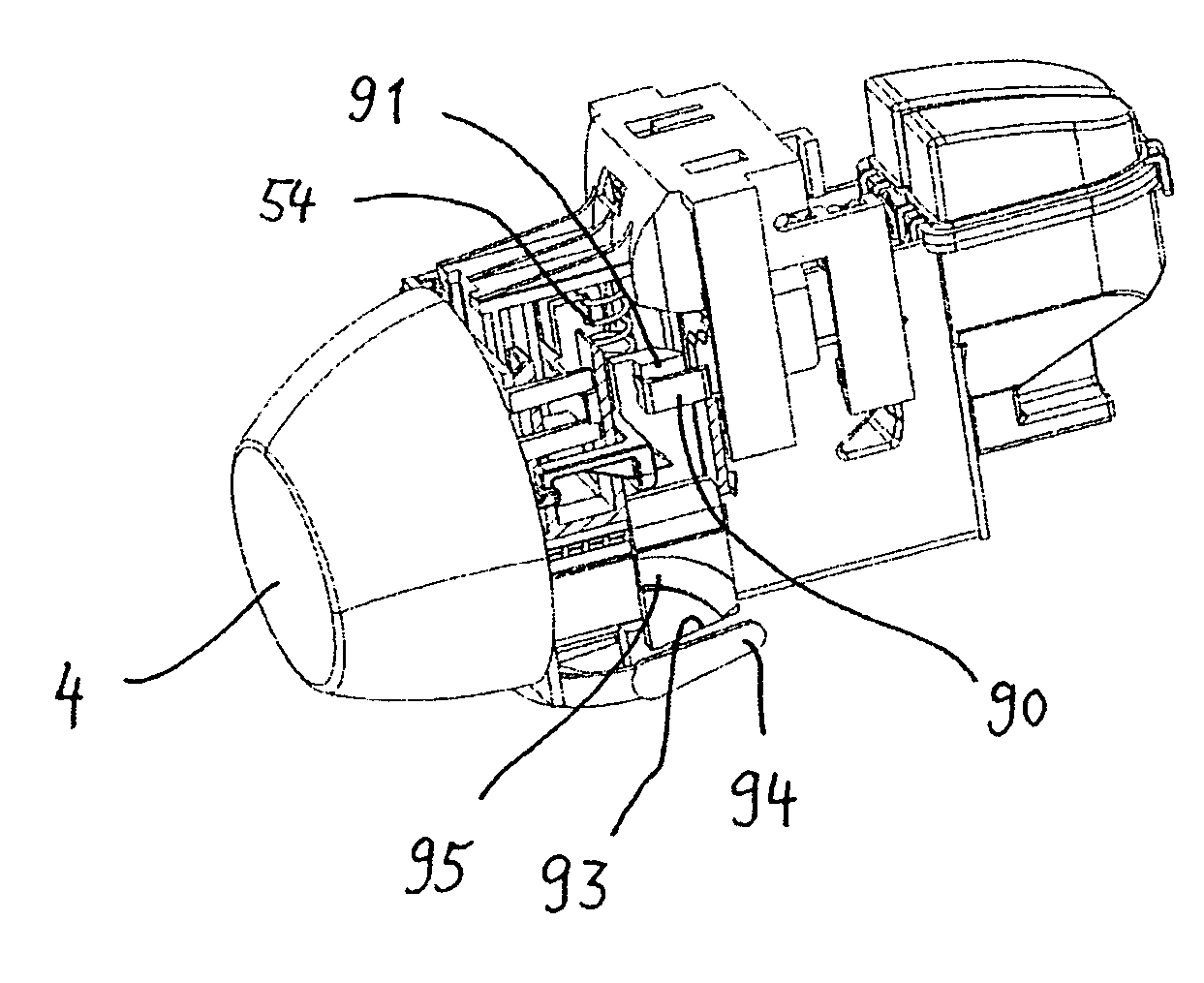 Inhalation device for drugs in powder form