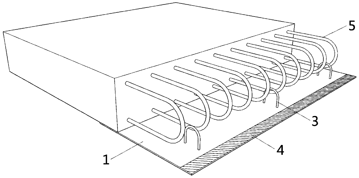 Construction process of wet joint connecting structure of prefabricated bridge deck slab