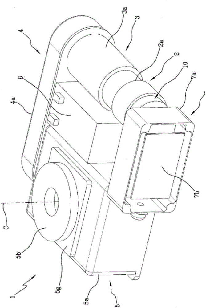 Device and procedure for moving a load and for the control thereof