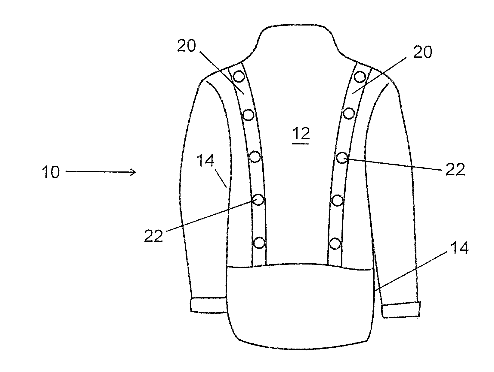 Bi-directional LED safety wear