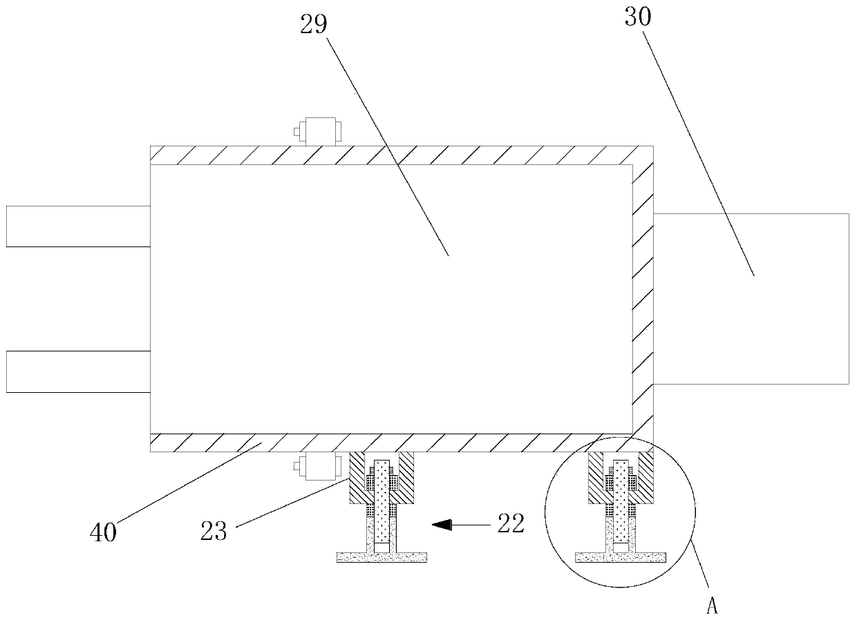 High-pressure plunger pump skid-mounting device for oilfield water injection