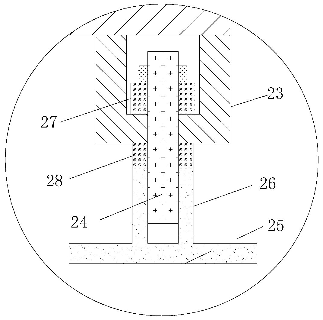 High-pressure plunger pump skid-mounting device for oilfield water injection