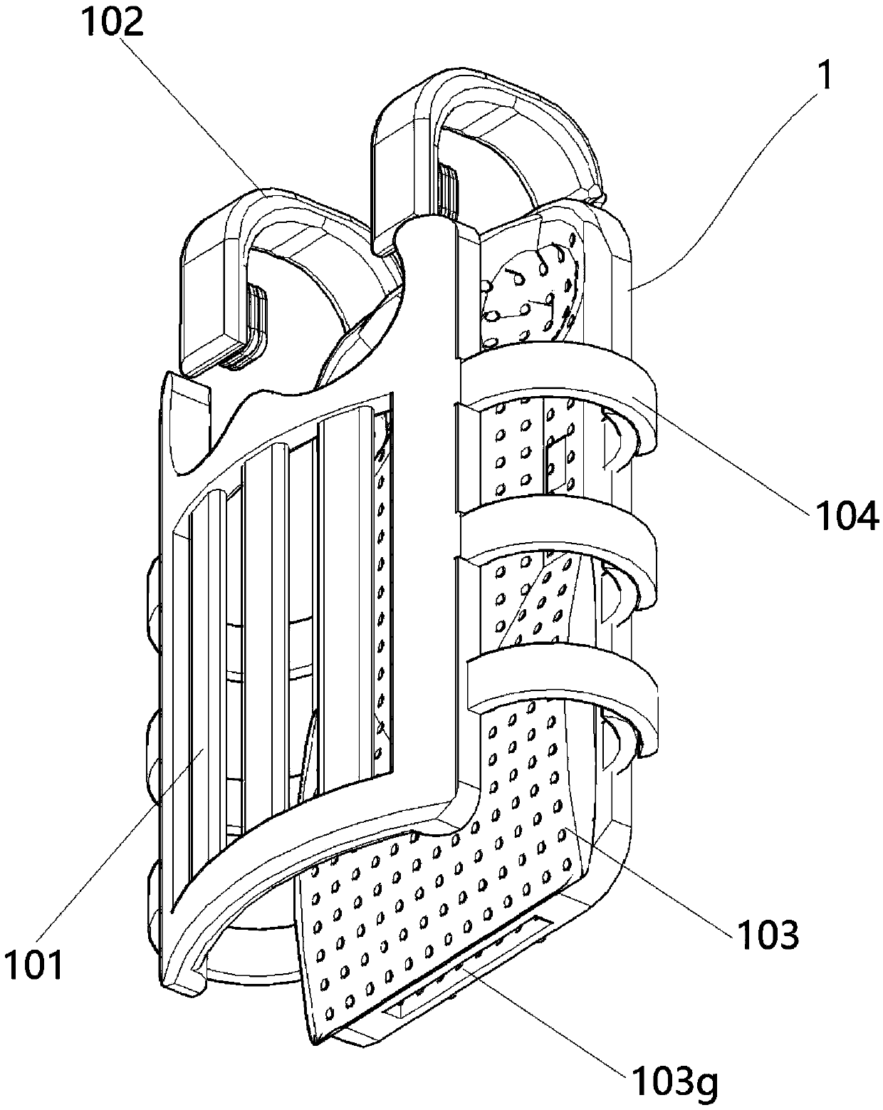 Chest and back correcting device