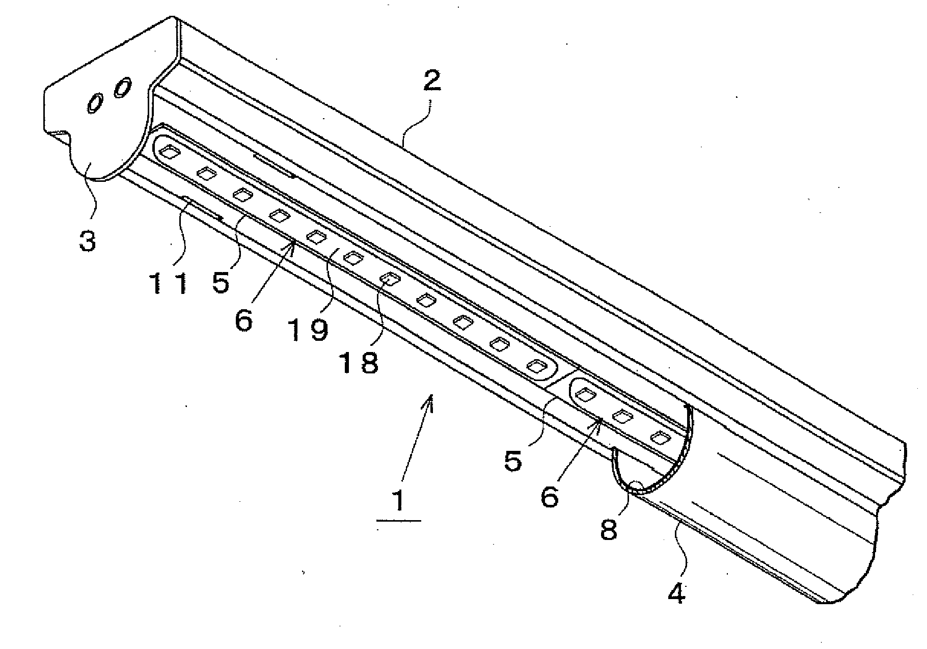 Fluorescent tube type LED lamp