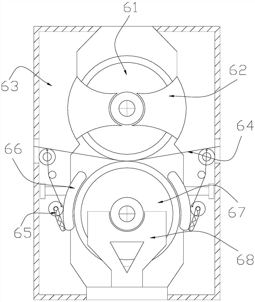 A paper machine device for anti-deformation press rolls using suction and pulp removal