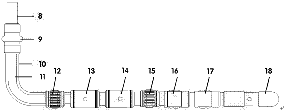 Horizontal well one-time multi-section open-hole gravel pack sand-proof well completion pipe string and method