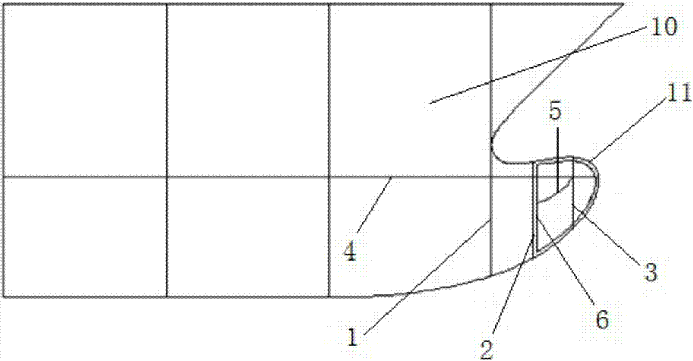 Novel bulbous bow capable of reducing increase of resistance in waves